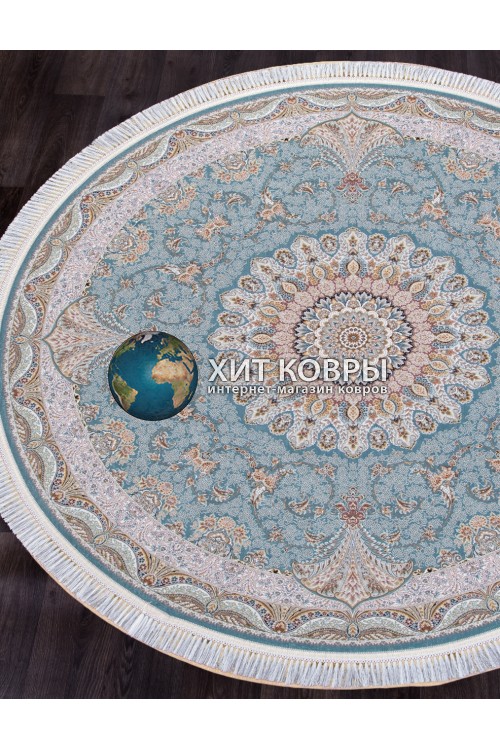 Иранский ковер Farsi 1500 141 Голубой круг